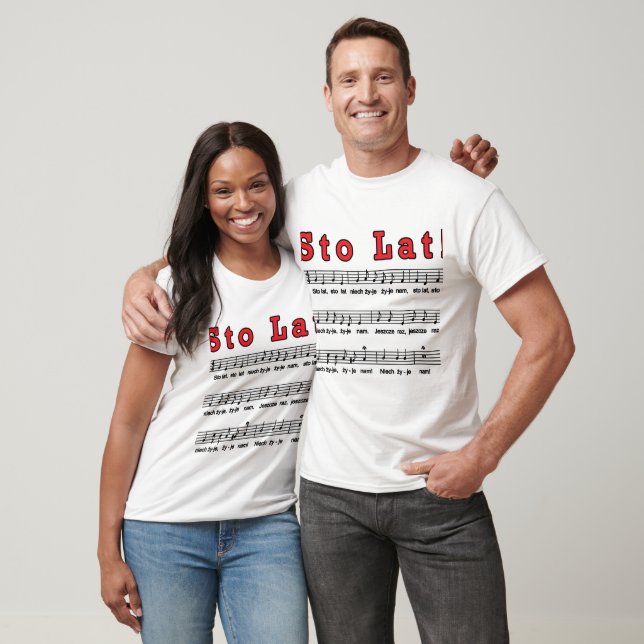 Sto Lat! Sång T Shirt (Unisex)