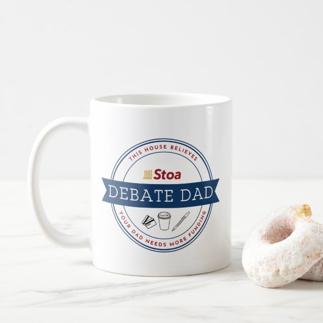 Stoa Debate Pappa Mugg (Med munk)