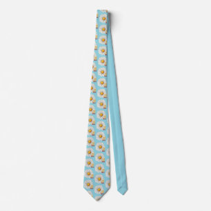 Stoa Light Blue Daisy Necktie Slips