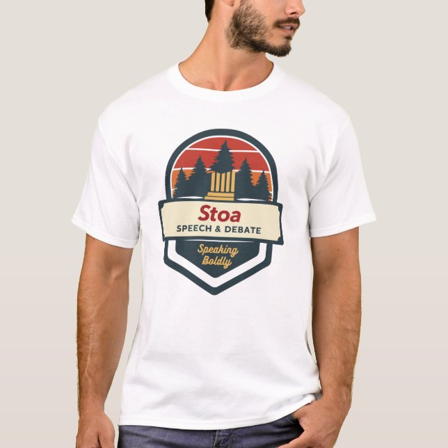 Stoa Tal och Debatt shirt T (Framsida)