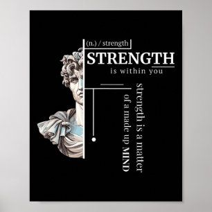 Stoc Discipline Philosophy Positive Mindset Stren Poster