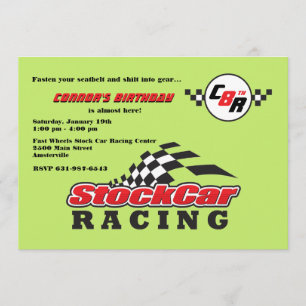Stock Car Racing Inbjudan