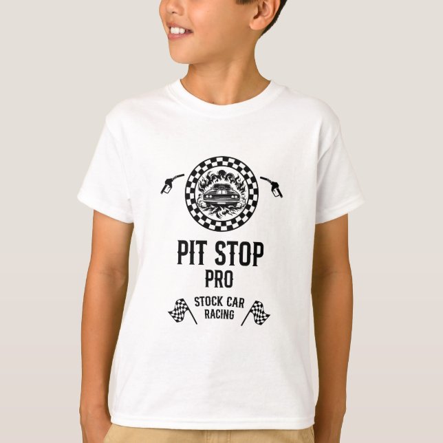 Stock Car Racing-present T Shirt (Framsida)