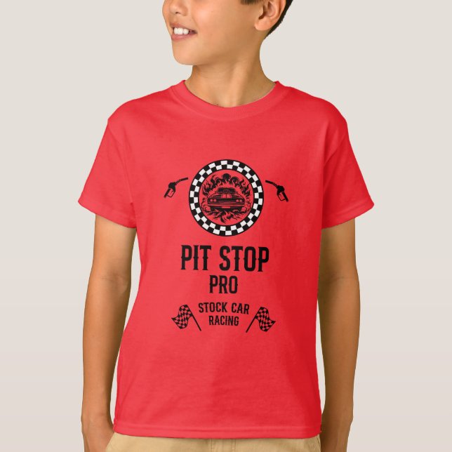 Stock Car Racing-present T Shirt (Framsida)