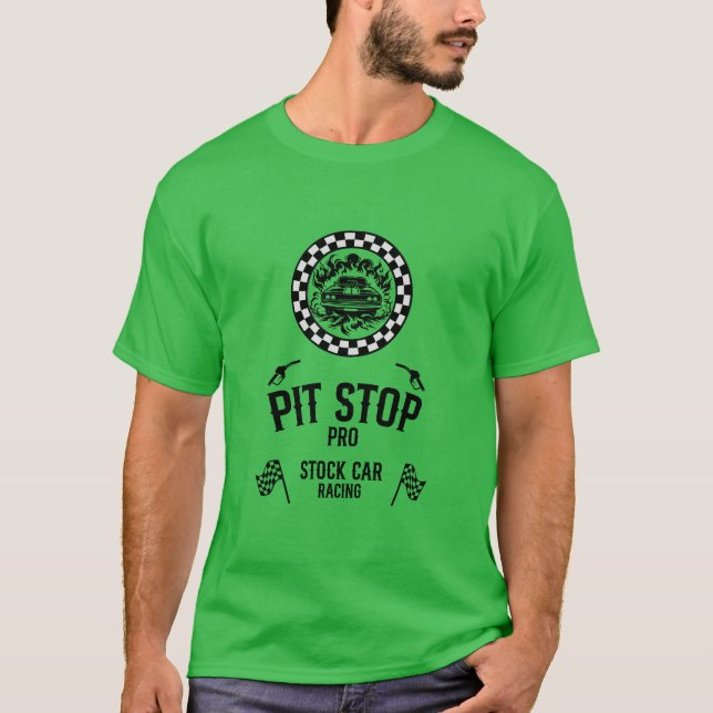 Stock Car Racing-present T Shirt (Framsida)