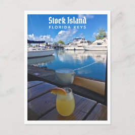 Stock Island Florida Keys Marina Foto Vykort
