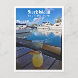 Stock Island Florida Keys Marina Foto Vykort