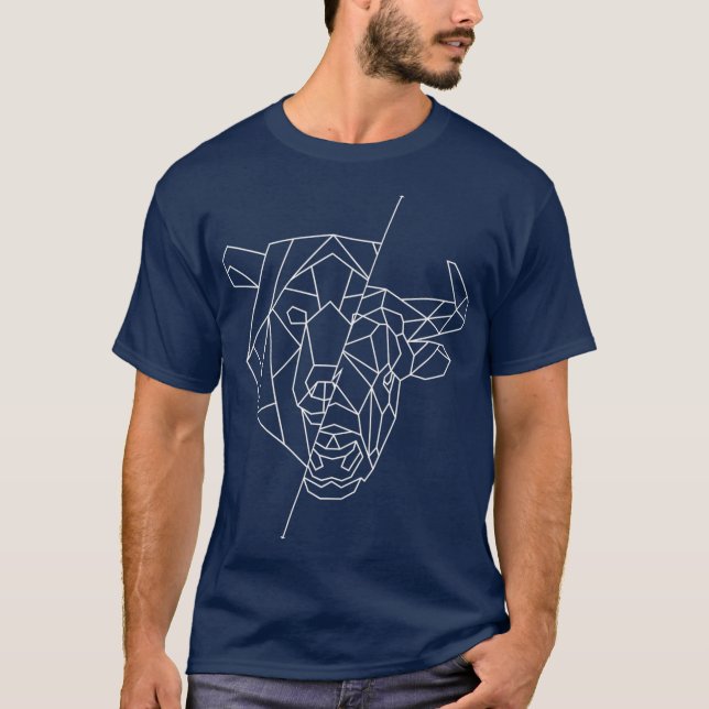 Stock Market Bear and Bull Trends Gift Tee For (Framsida)