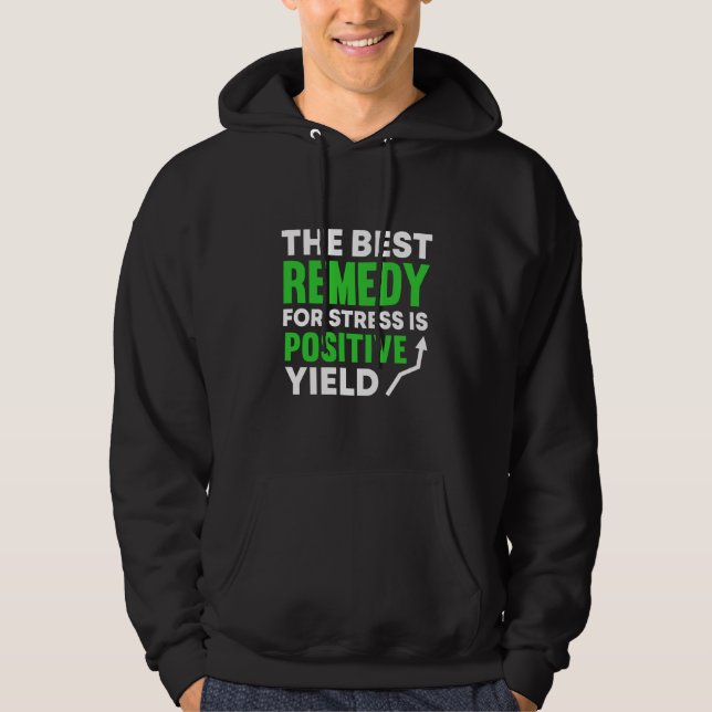 Stock Market Capitalism Day Trader Trading Capital Hoodie (Framsida)