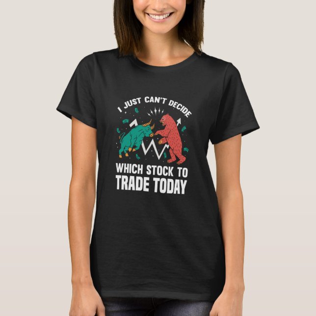 Stock Market Capitalism Day Trader Trading Capital T Shirt (Framsida)