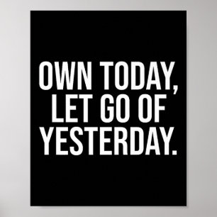 Stock Mindset-citat för motivation och inspiration Poster
