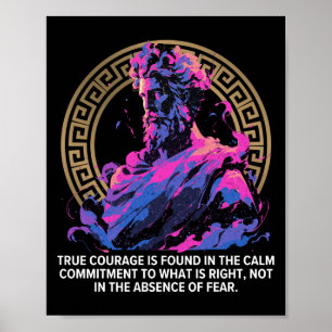 Stock Philosophy Epic Inspirational Old Grei Poster