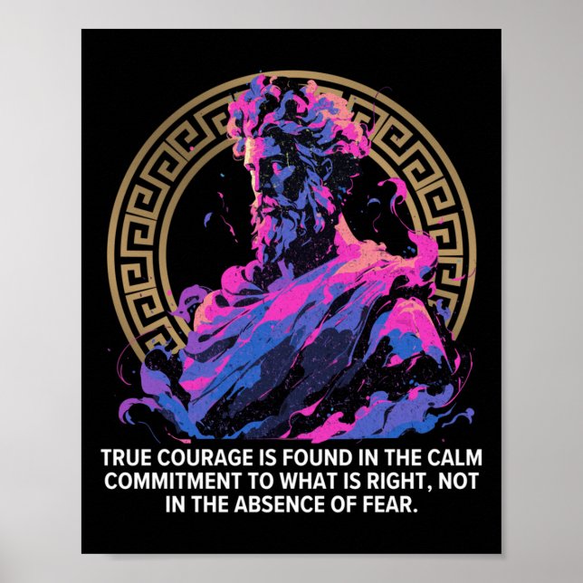 Stock Philosophy Epic Inspirational Old Grei Poster (Framsidan)
