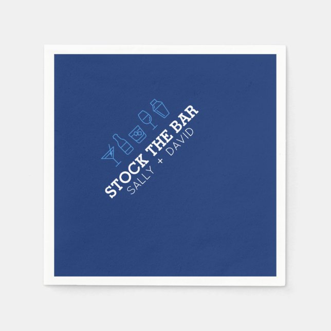 Stock The Bar Cocktail Servett (Framsidan)