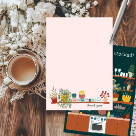 STOCK THE KITCHEN Bridal Shower CUSTOM Cute Tack Kort