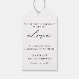 Stocka köket Bröllopsdusch Presentetikett