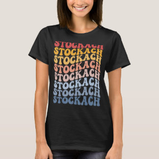 Stockach City Groovy Retro T Shirt