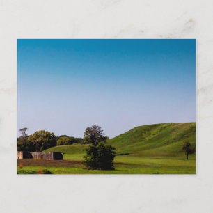 Stockade och Monks Mound, Ilinois Vykort