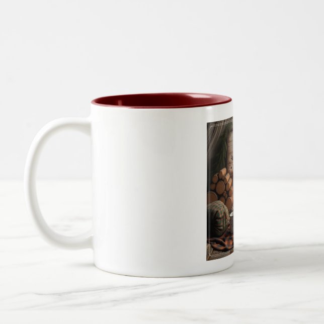 Stockar & Lata Morgnar Mugg – Mysig Kaffeescape i  (Vänster)