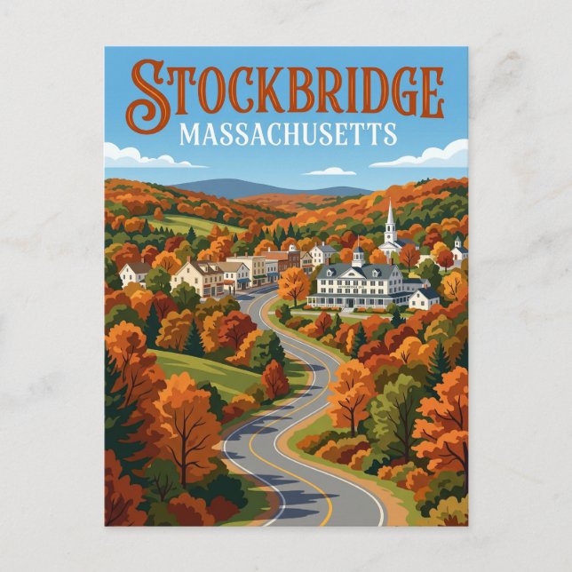 Stockbridge USA Vykort (Framsida)