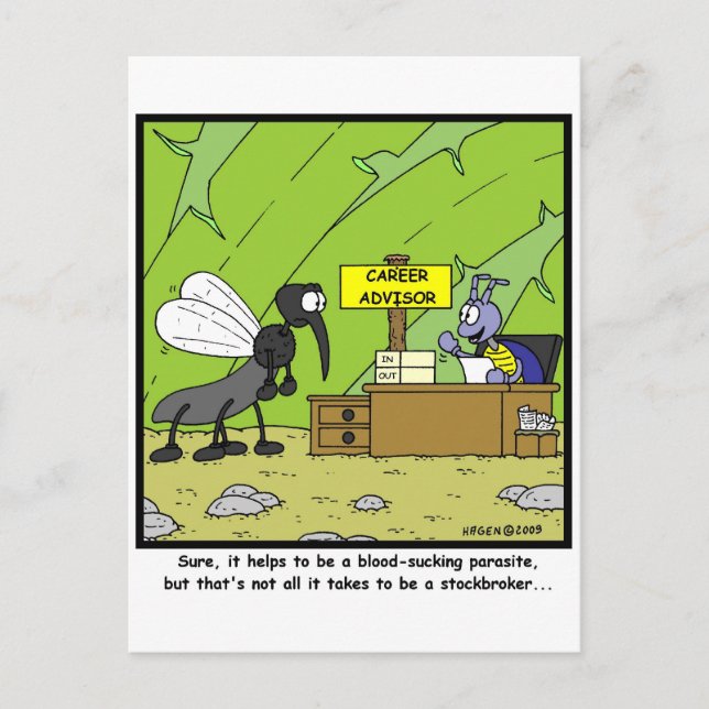 Stockbroker Vykort (Framsida)