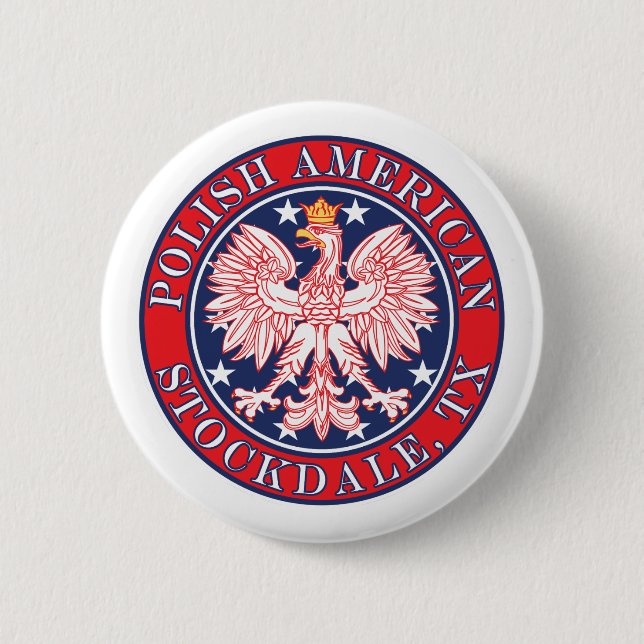 Stockdale Texas polska American Eagle Knapp (Framsida)