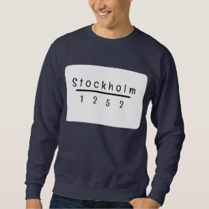 Stockholm 1252 Personalize Lång Ärmad Tröja