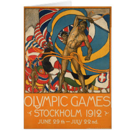 Stockholm 1912 hälsningskort