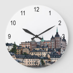 Stockholm beskådar stor klocka