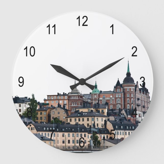 Stockholm beskådar stor klocka (Framsida)
