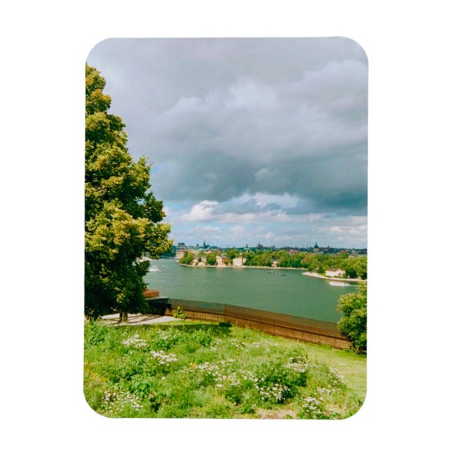 Stockholm Cityscape Magnet (Vertikal)