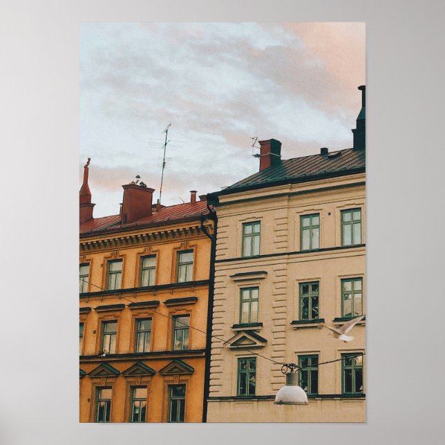 Stockholm Cityscape Poster (Framsidan)