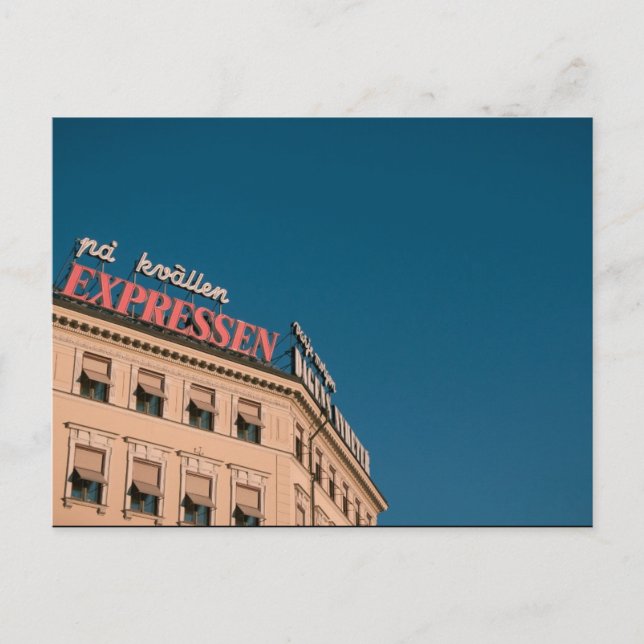 Stockholm Expressen Vykort (Framsida)
