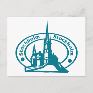 Stockholm Frimärke Vykort