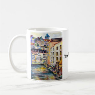 Stockholm Gamla Stan Typography Kaffemugg