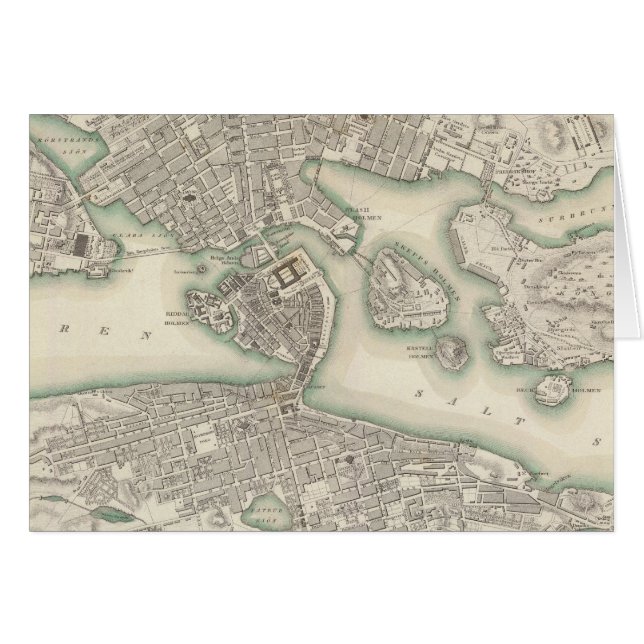 Stockholm Hälsningskort (Framsidan Horizontal)