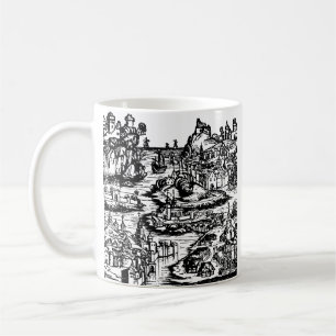 Stockholm huvudstad och mest folkrika stad i Sveri Kaffemugg