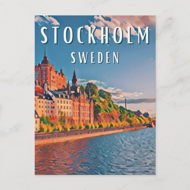 Stockholm, la capitale scandinave des musées vykort (Framsida)