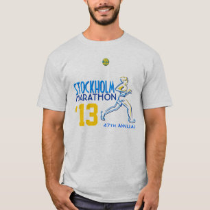 Stockholm maratonsverige t-shirt