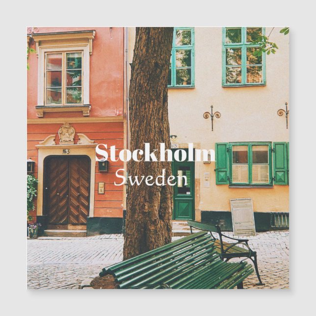Stockholm Old Town, Gamla Stan, Sweden Souvenir (Framsida)
