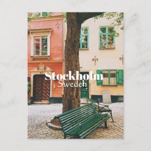 Stockholm Old Town, Gamla Stan, Sweden Souvenir Helg Vykort