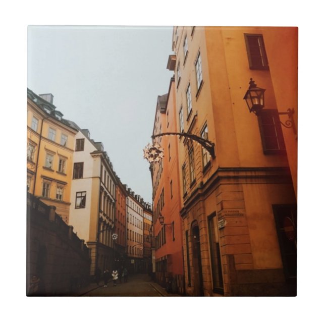 Stockholm Old Town Kakelplatta (Framsidan)