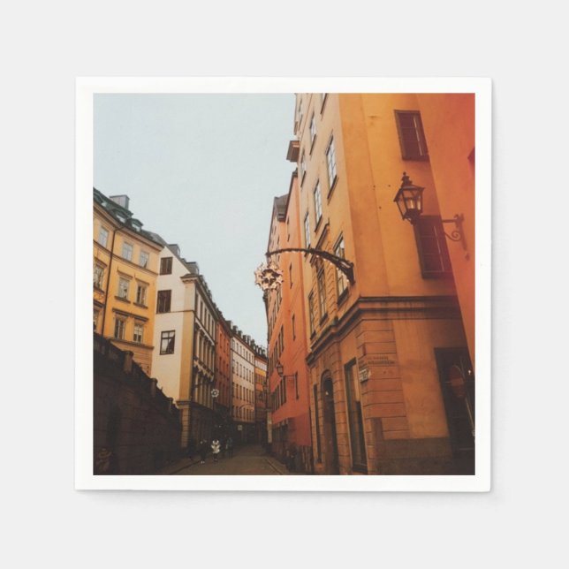 Stockholm Old Town Pappersservett (Framsidan)