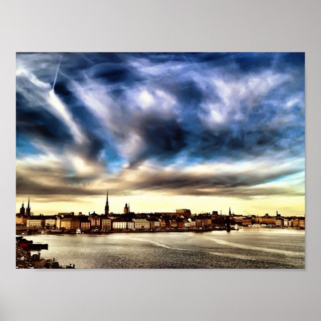 Stockholm Old Town Poster (Framsidan)