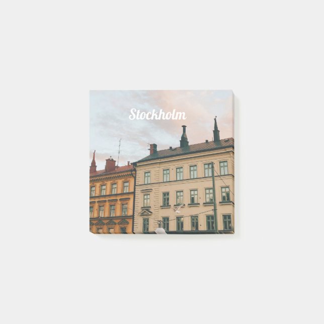 Stockholm Södermalm Stadsscen Post-it Block (Framsida)