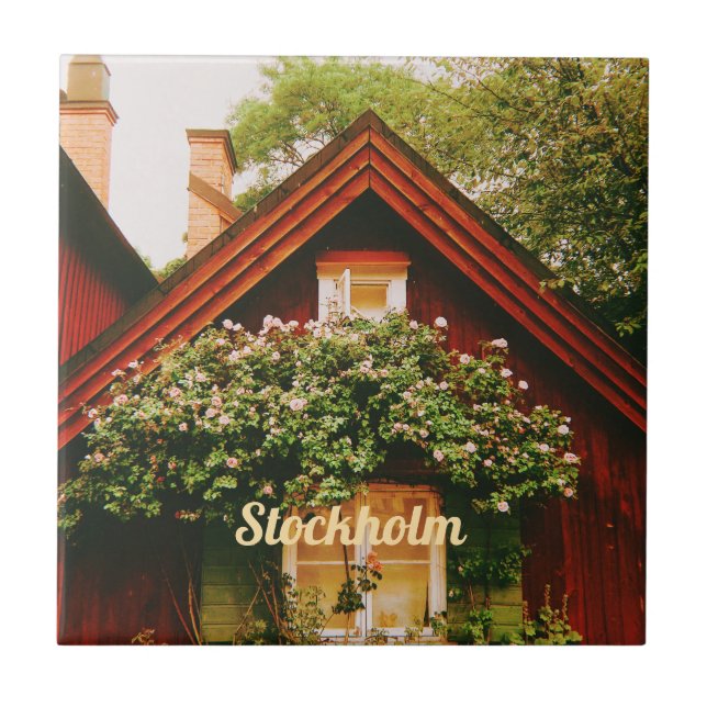 Stockholm, Södermalm, Sverige Kakelplatta (Framsidan)