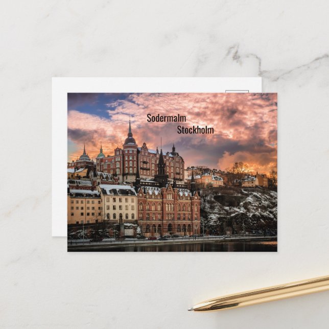 Stockholm, Södernäsön Vykort (Fram/Back In Situ)