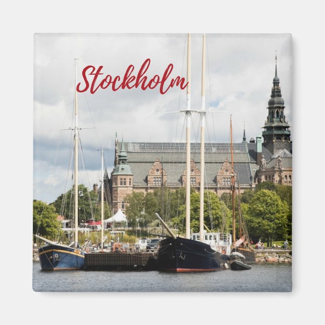 Stockholm Souvenir Magnet (Framsidan)