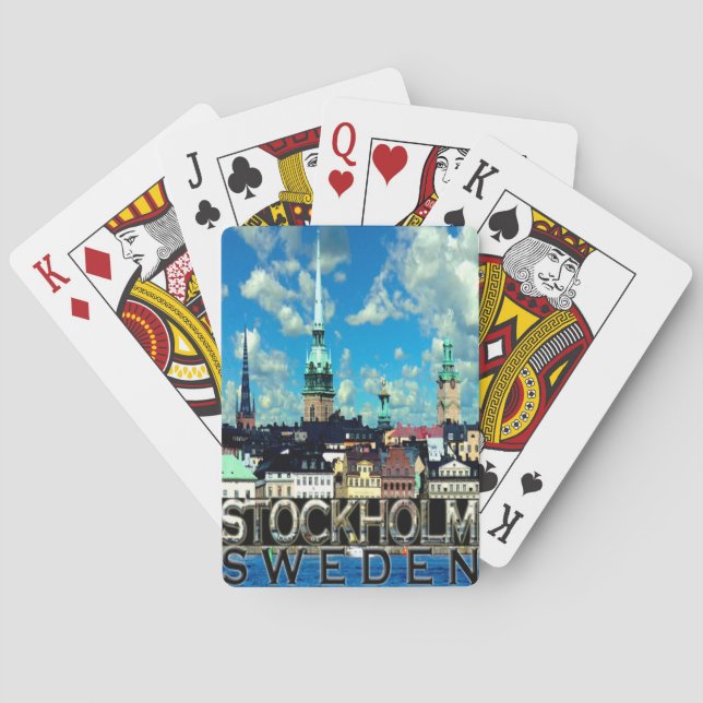 Stockholm Spel Kort (Baksidan)