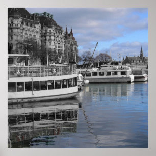 Stockholm strand poster